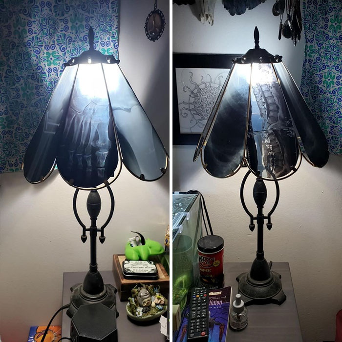 Found These Babies At A Flea Market Last Week. Secondhand Lamps With Real Xray Lampshades. They Obvs Came Home With Me