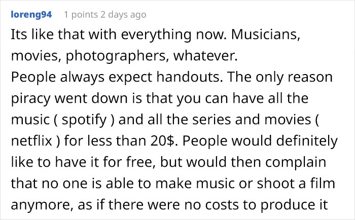 Photographer Shows How Absurd People Asking For Free Pics Are With An Ad Asking For Other Services For Free