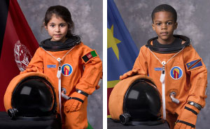 14 Portraits That Depict Kids From Around The World As Astronauts