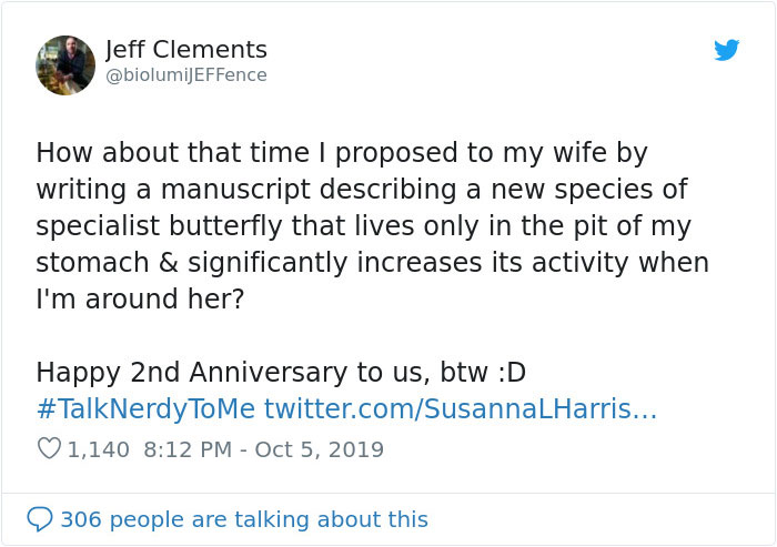 Guy Writes A Paper On A Stomach Butterflies To Propose To His Girlfriend, And It's Probably The Geekiest Proposal Ever