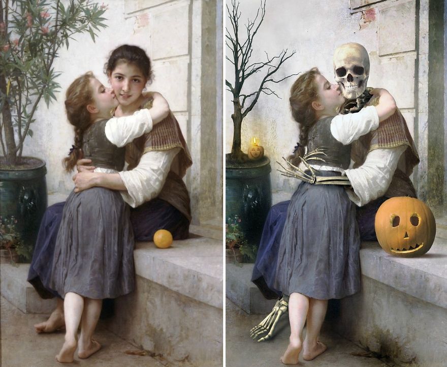 Famous Paintings Transformed Into Halloween By Digital Artists