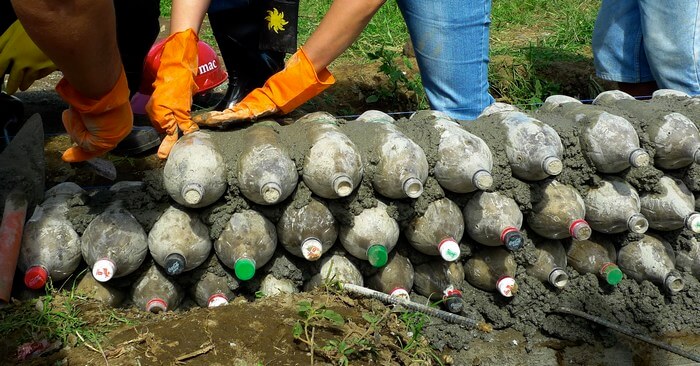 Helping Environment & Children : Schools From Plastic Bottles