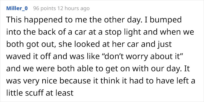 "I Made A Scrape On a Stranger’s Tail Light While Parallel Parking Yesterday. Today I Got This Text"