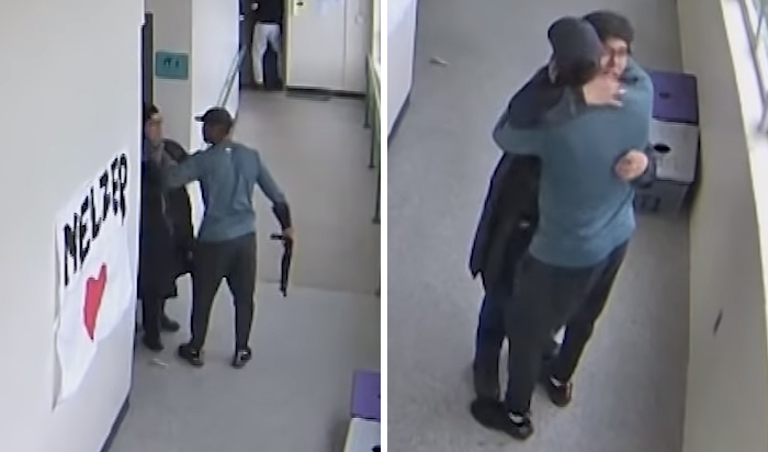 Oregon Football Coach Takes Gun From High School Student, Hugs Him In Emotional Video