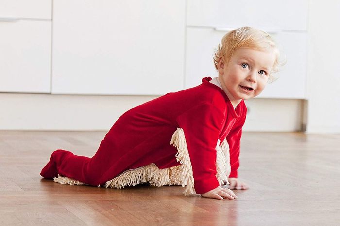 Apparently, You Can Buy A Baby Mop-Onesie On Amazon And People Are Not So Sure About Them