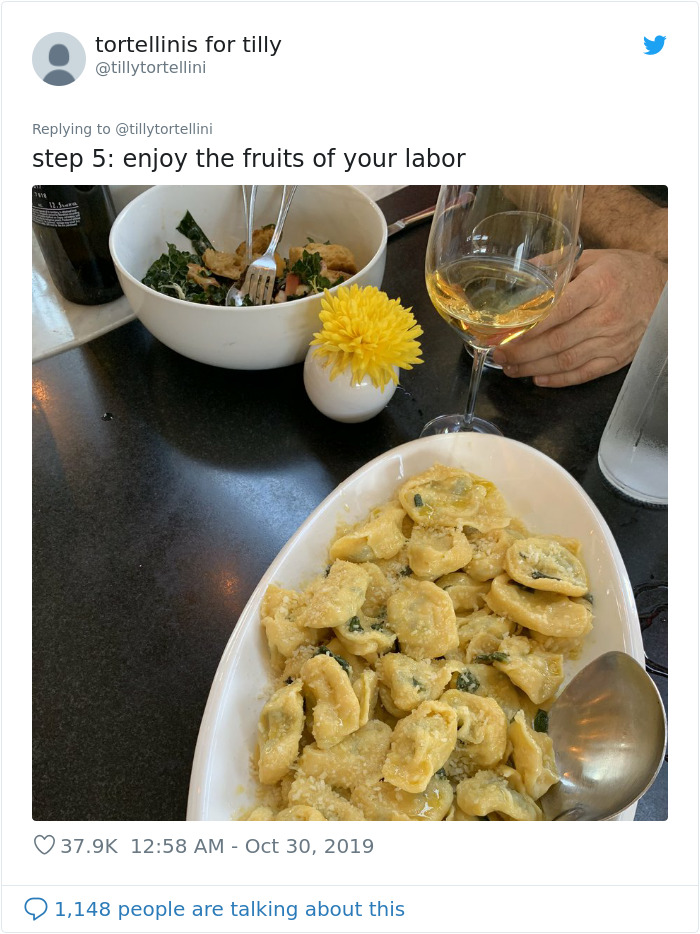 This Guy Created A Twitter Account Just To Show His Tinder Match His Pasta Making Skills