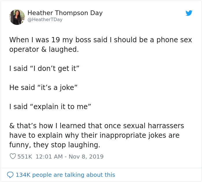Sexist Men Seem To Be At A Loss For Words After Women Make Them Explain Their Nasty Jokes And It's The Best Comeback