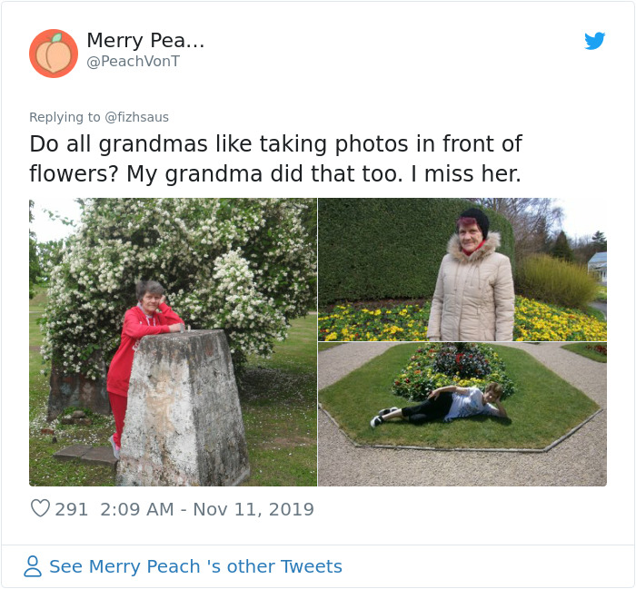 This Stylish Grandma Matches Her Outfits With The Flowers In Her Garden And Goes Viral
