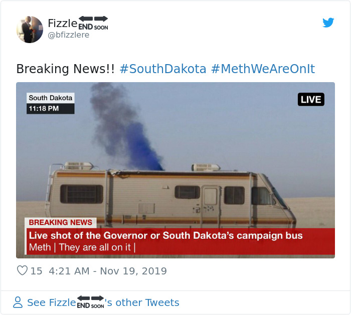 South Dakota Spends $450k On An Antidrug Campaign Which Says That Everyone In The State Is On Meth