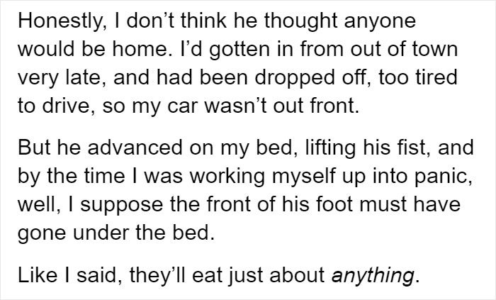 Woman Takes On A Tumblr Writing Challenge & Nails It With Her Story About The Monster Under The Bed