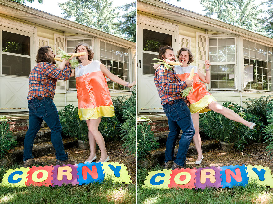 19 Hilarious Engagement Photos Chronicling A Day In The Lives Of This Oregonian Couple