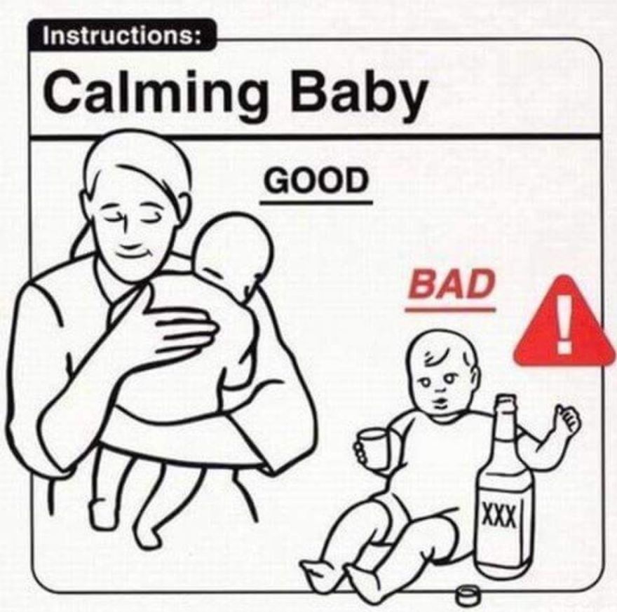 How To Look After A Baby (Funny Pics)