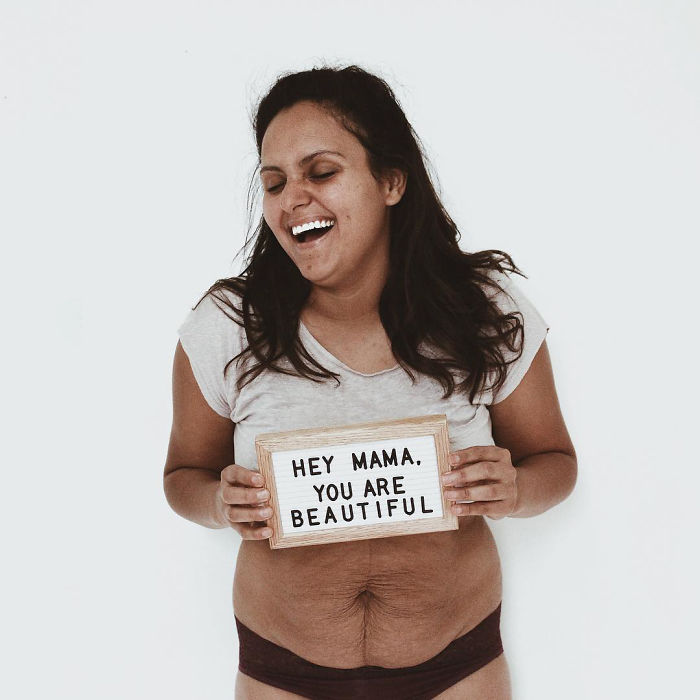Mom Of 5 Shares Her Belly Photo To Celebrate The Beauty Of Woman Body