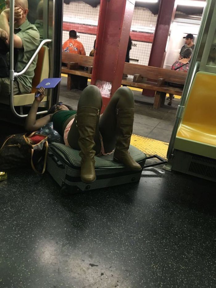 This Woman On An NYC Subway