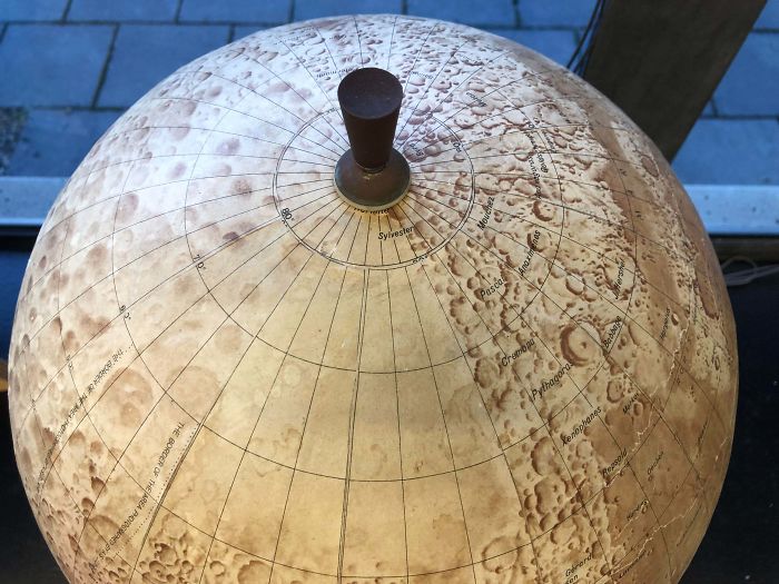 I Found An Old Lunar Globe Where The Far Side Of The Moon Is Still Uncharted