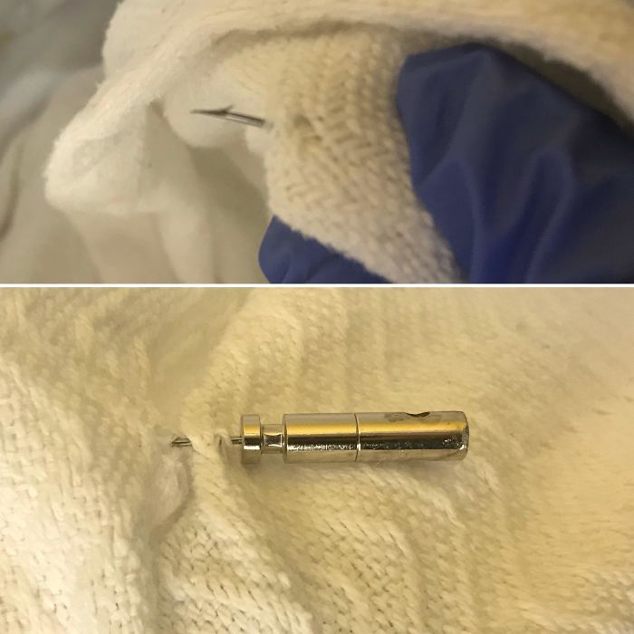 Mini Harpoon Thing Found When Changing Bedding In A Hospital Room