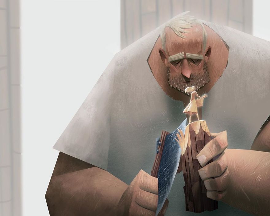 Artist Tells A Heartfelt Story About Loss Through His 12 Illustrations