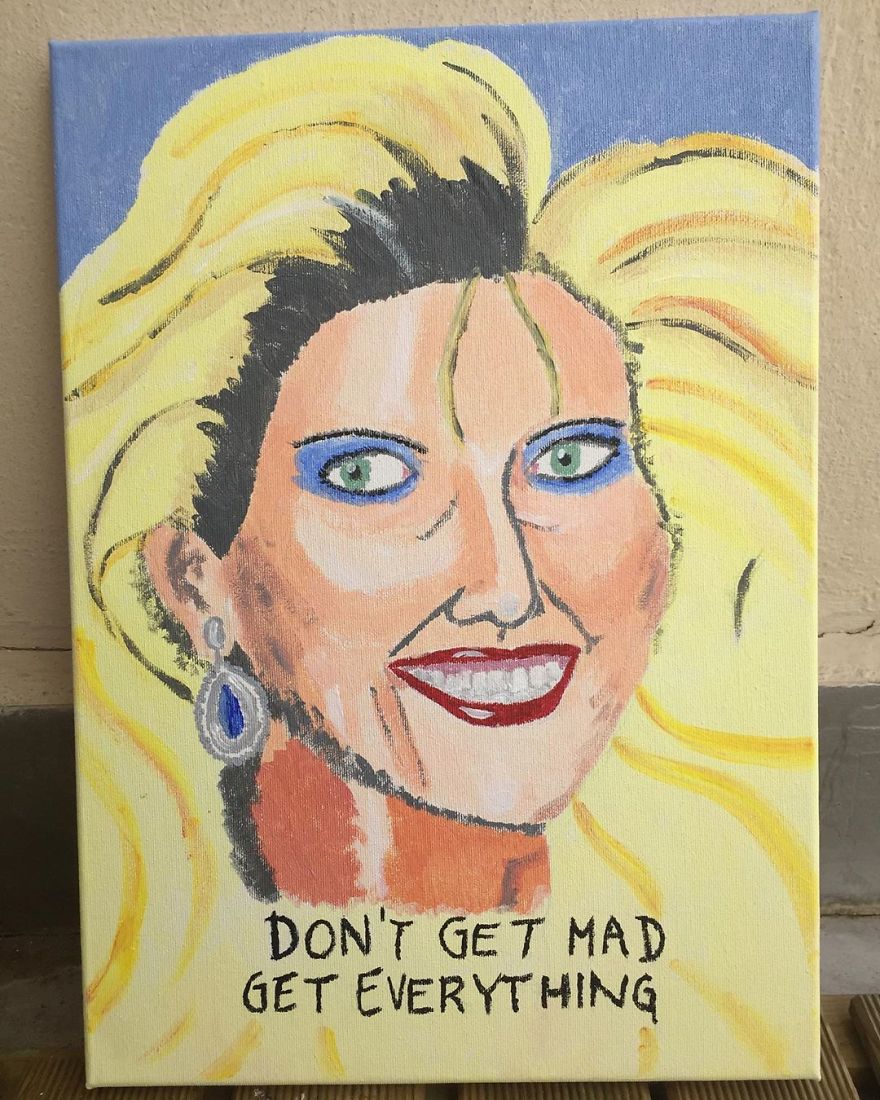 Painting My Favourite Celebrities Helped Me Put Fun In Funemployment Painting My Favourite Celebrities Helped Me Put Fun In Funemployment
