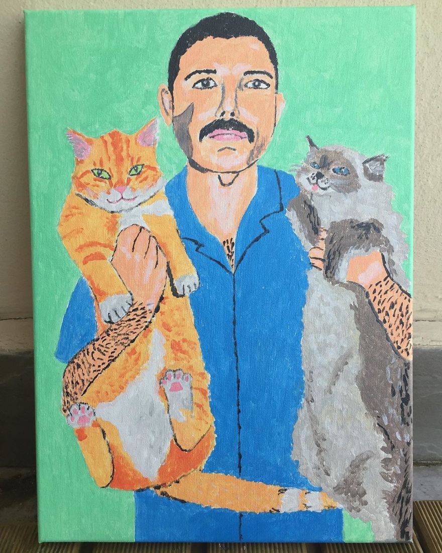 Painting My Favourite Celebrities Helped Me Put Fun In Funemployment Painting My Favourite Celebrities Helped Me Put Fun In Funemployment
