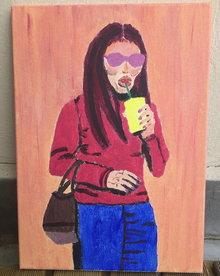 Painting My Favourite Celebrities Helped Me Put Fun In Funemployment Painting My Favourite Celebrities Helped Me Put Fun In Funemployment