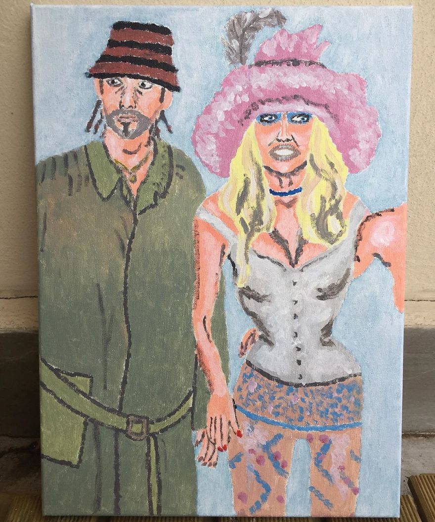 Painting My Favourite Celebrities Helped Me Put Fun In Funemployment Painting My Favourite Celebrities Helped Me Put Fun In Funemployment