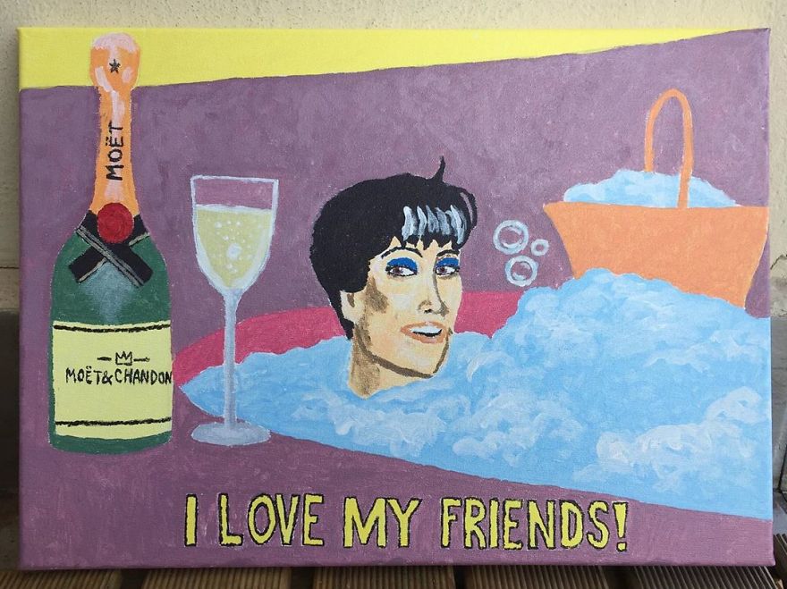 Painting My Favourite Celebrities Helped Me Put Fun In Funemployment Painting My Favourite Celebrities Helped Me Put Fun In Funemployment