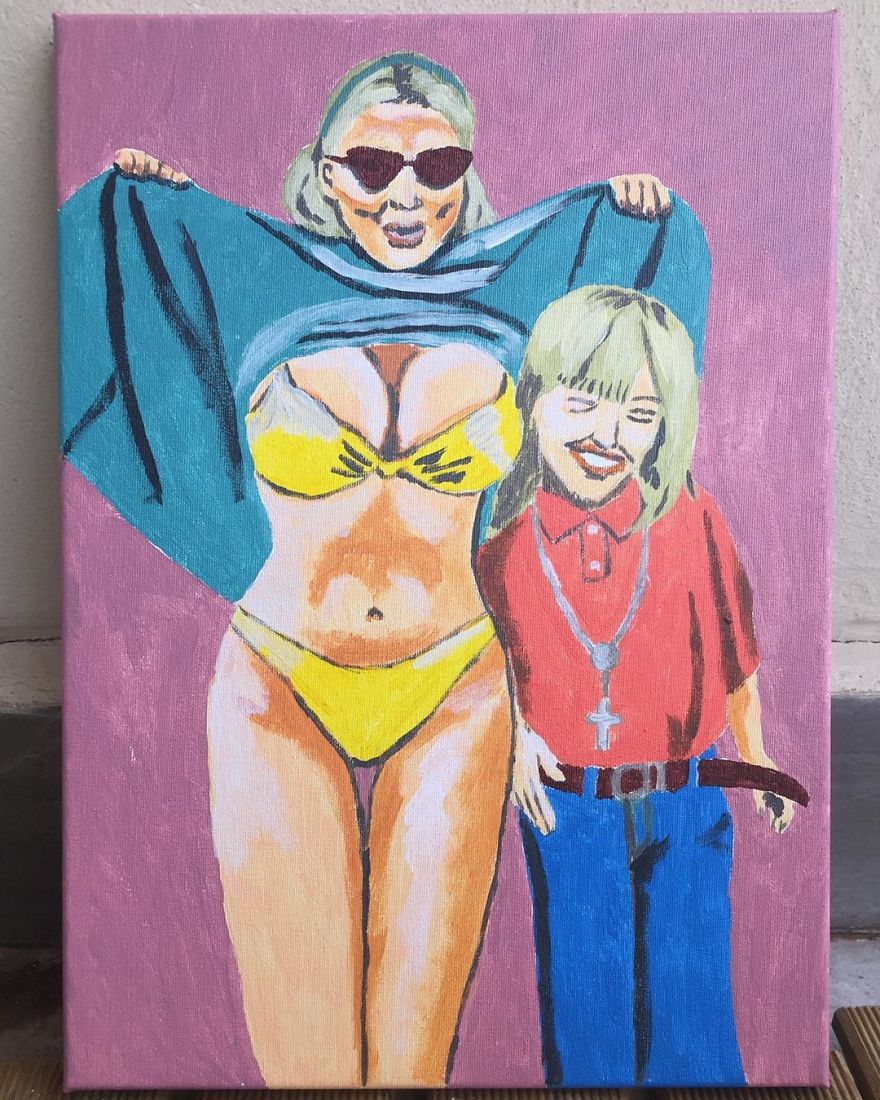 Painting My Favourite Celebrities Helped Me Put Fun In Funemployment Painting My Favourite Celebrities Helped Me Put Fun In Funemployment