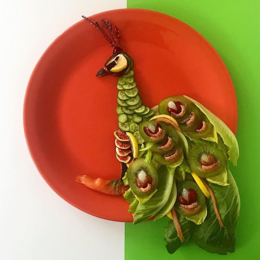 Mr. Peacock Salad