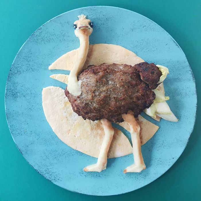 Ozzie Ostrich Omelette