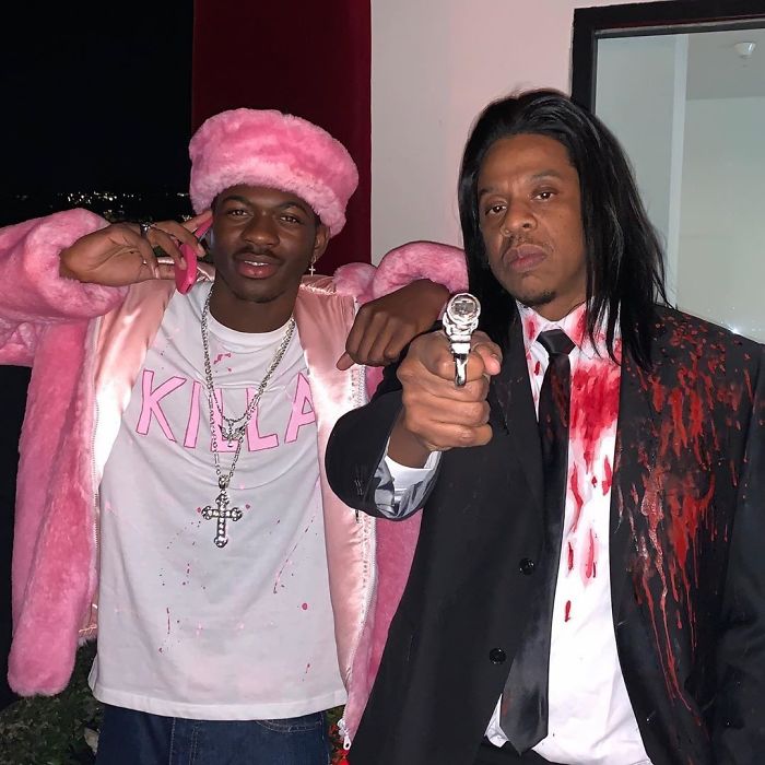 Jay-Z And Lil Nas X As Vincent Vega