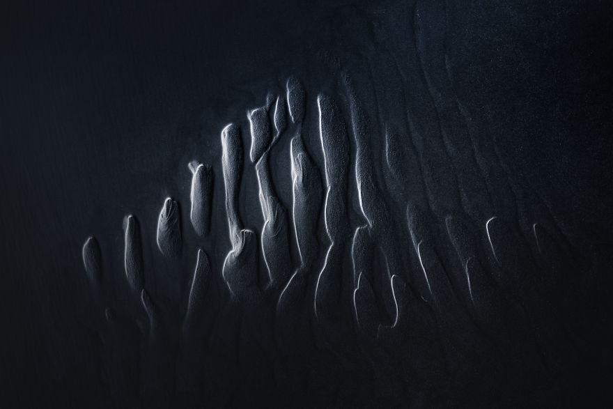 I Photographed The Textures Of The Black Sand Beaches In Iceland