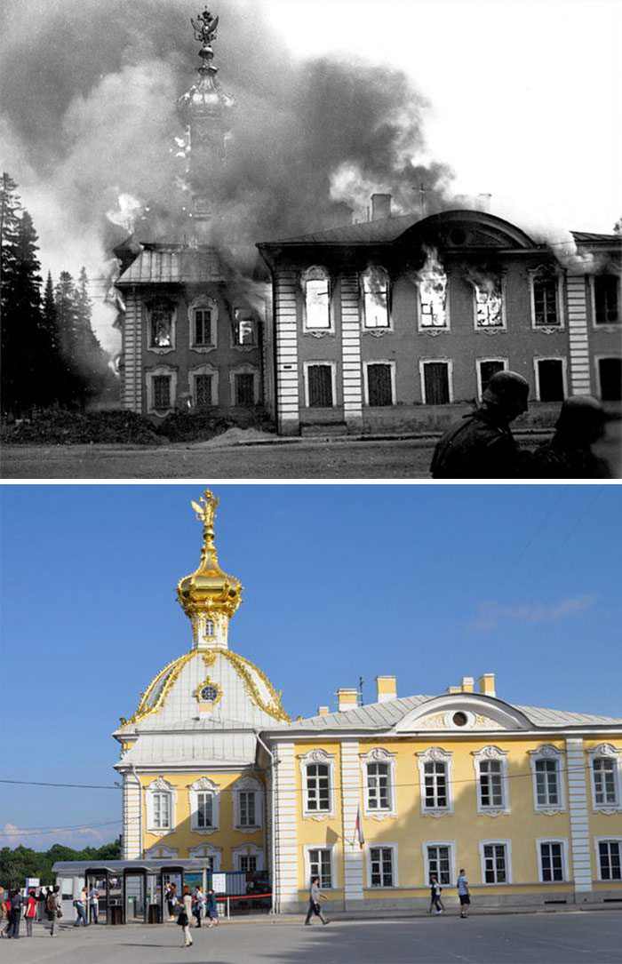 Burning Peterhof