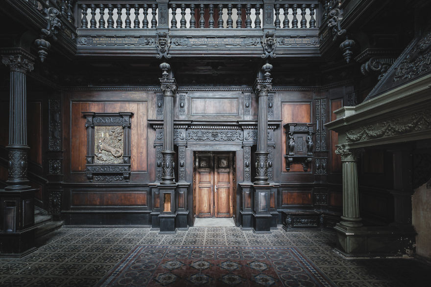 Amazing Woodwork In This Romanian Castle