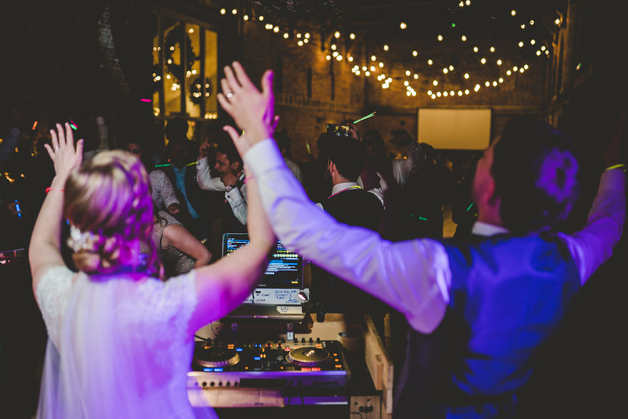 I Photographed A Wedding Where Both The Bride And The Groom Were Djs