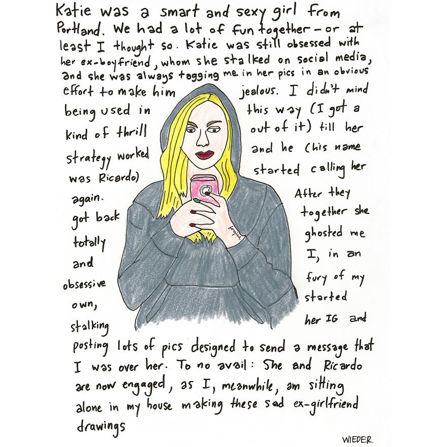 I Drew 16 Portraits Of My Ex-Girlfriends
