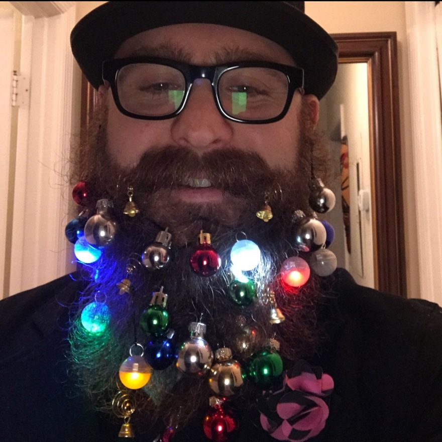 Beard Ornaments And Beard Lights Benefitting Veterans