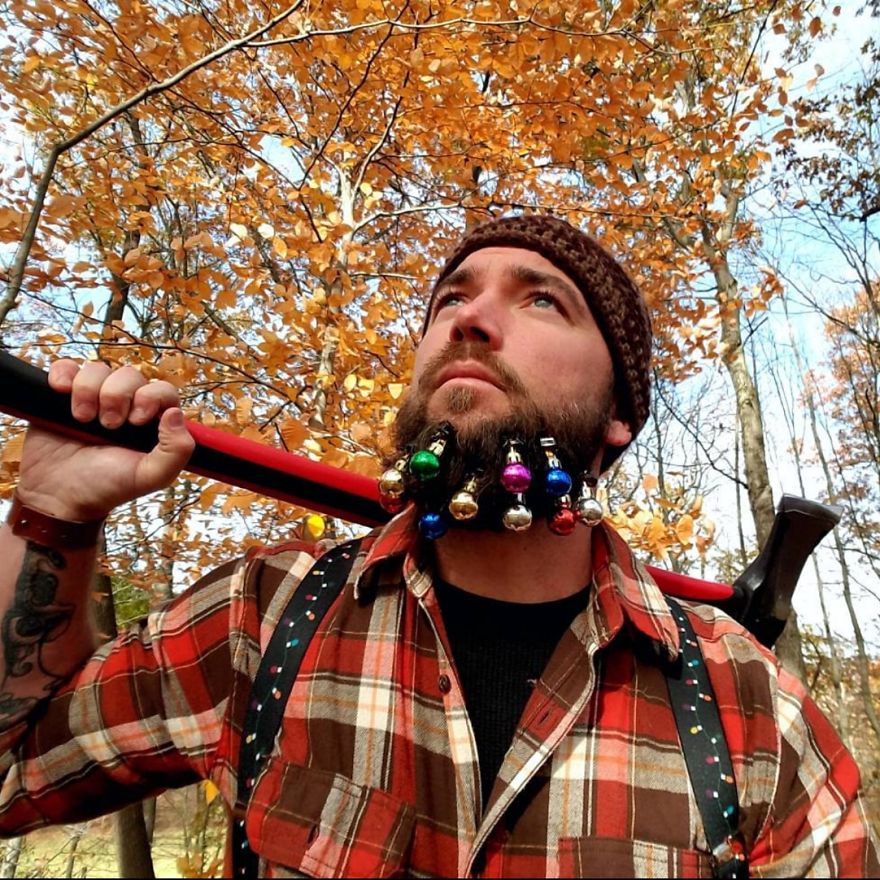 Beard Ornaments And Beard Lights Benefitting Veterans