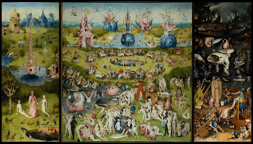The Garden Of Earthly Delights, Hieronymus Bosch, 1490-1510