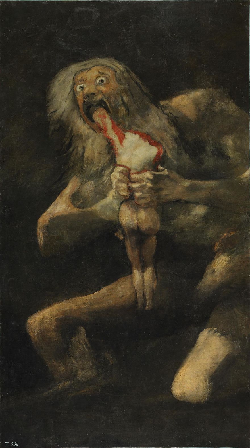 Saturn Devouring His Son, Francisco Goya, 1823