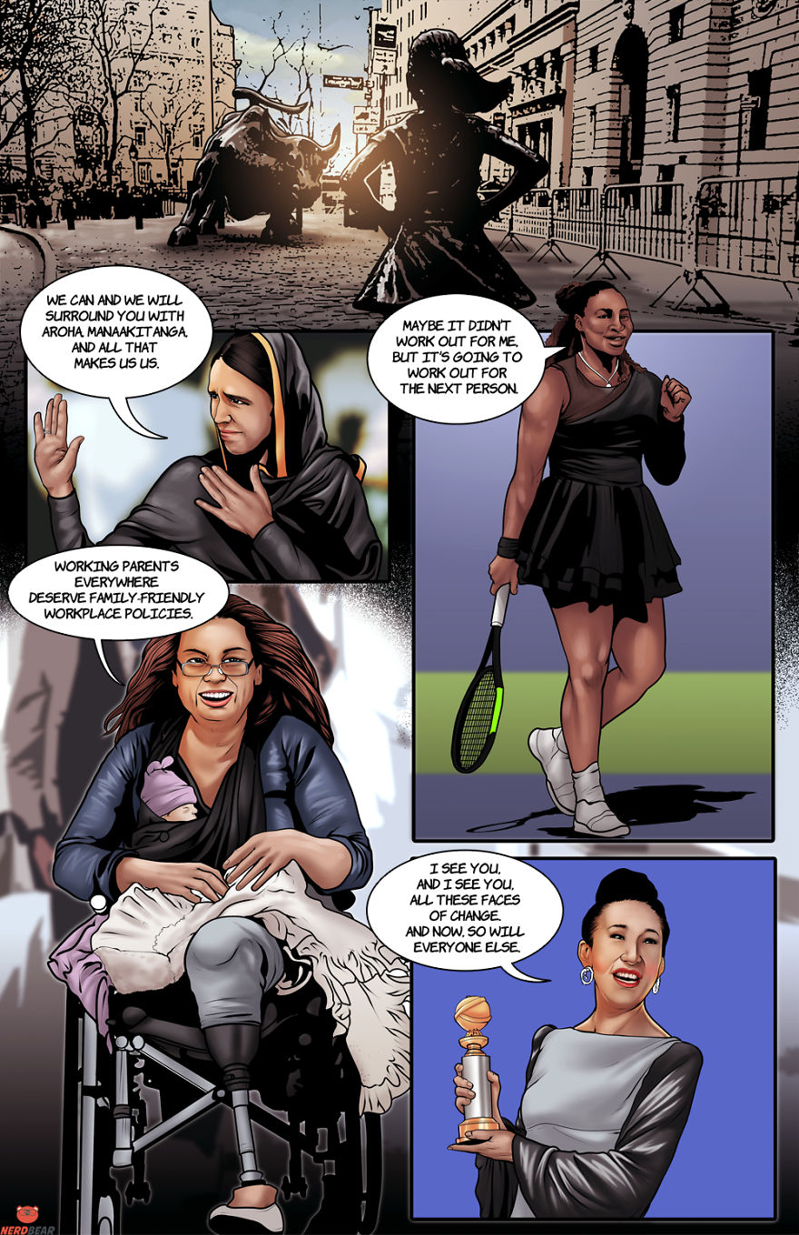 Real-Life Superwomen Reimagined As Comic Book Art Real-Life Superwomen Reimagined As Comic Book Art