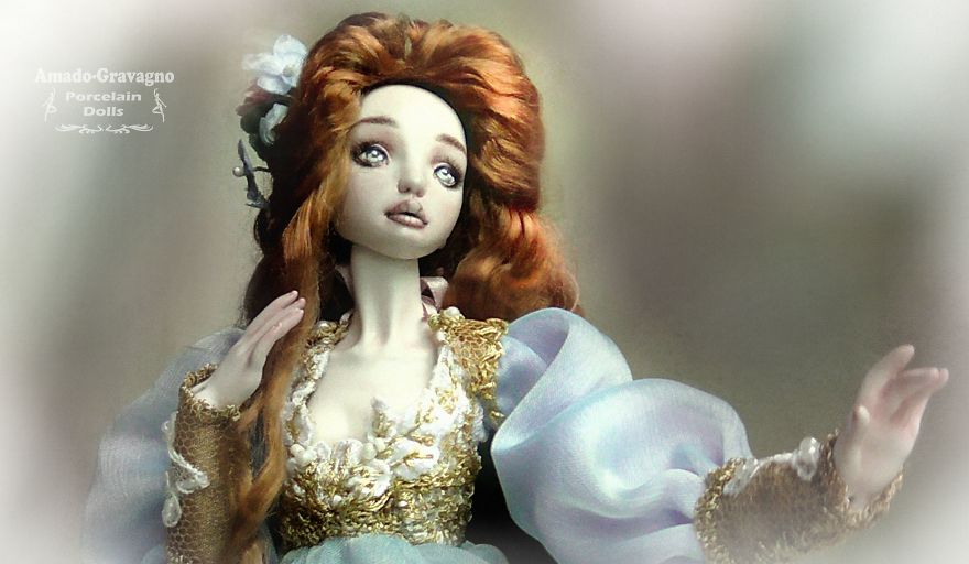 Captivating Fairytale Dolls Made In Porcelain That Can Fit In Your Hand And Will Stay In Your Heart Forever!