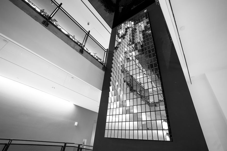 Two-Story-Tall Kinetic Art Installation In Equinox's New Global Hq In Hudson Yards