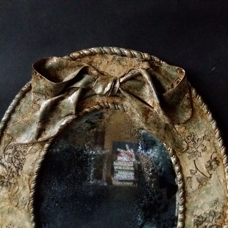 Unique Wall Mirror. Handiwork.