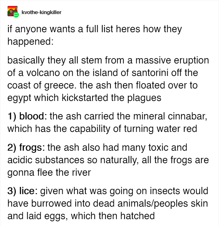 Turns Out, The 10 Plagues Of Egypt Might've Actually Happened Because Of A Volcanic Eruption And This Person Explains It All