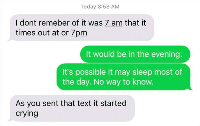 Teens Take Fake Babies Home For A Parenting Project, Instructor Shares Their Desperate Texts