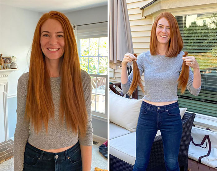 Post-Marathon Life: Chopped 13 Inches Of Hair Off To Donate Today