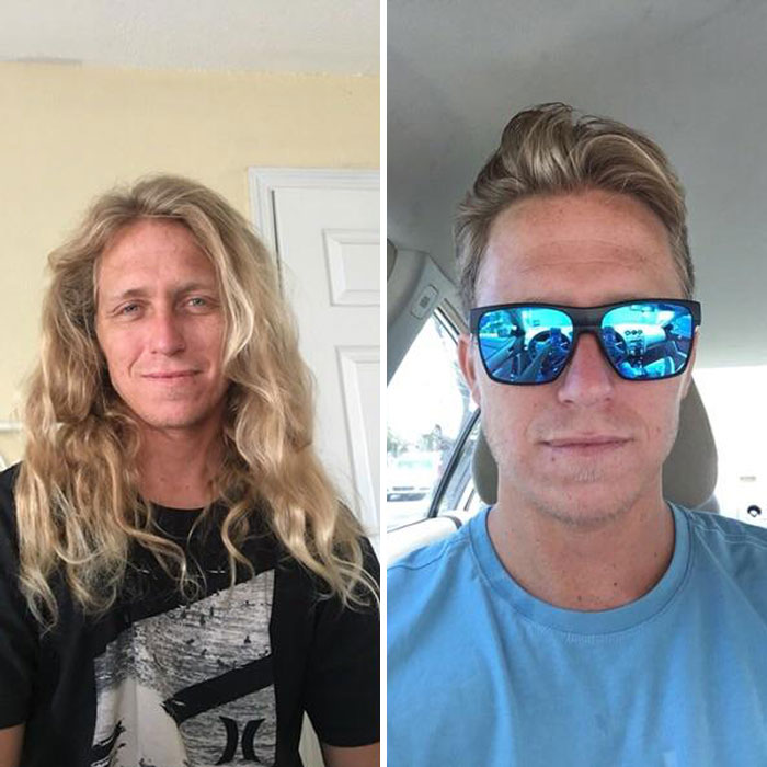 I’ve Been Growing My Hair Out For 4 Years For Donation. Finally Cut It And Feel Like A New Man