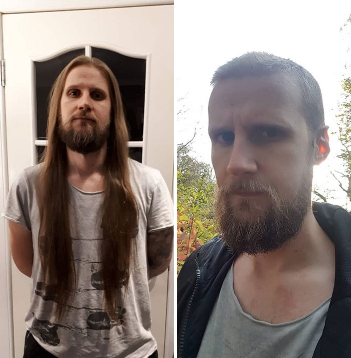 Maybe Not The Best Idea To Shave My Head In Winter, But 25 Inches Was Donated To "Little Princess Trust" In Aid To Make Wigs For Children. Feeling Great For It
