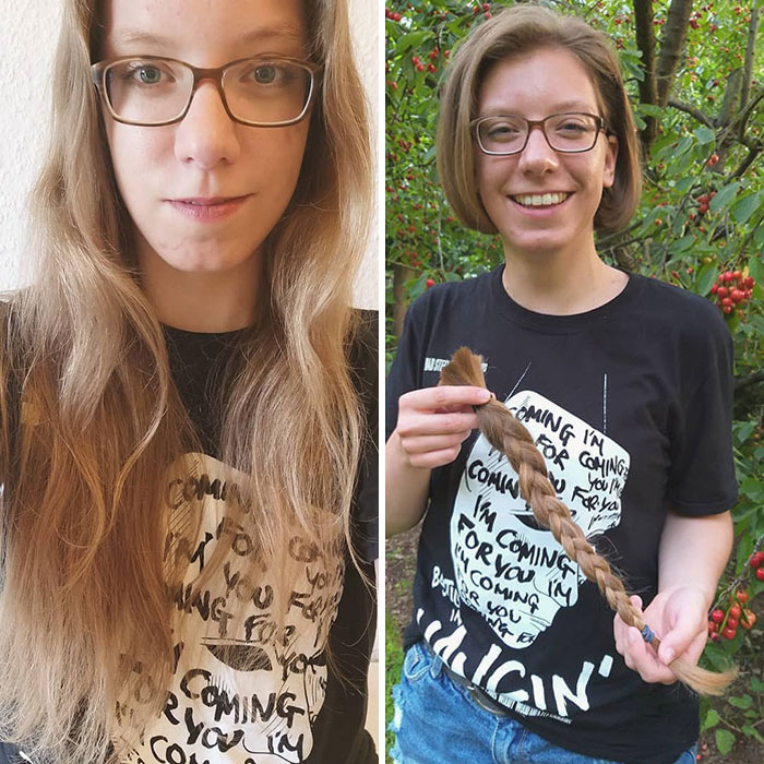 Today I Donated My Hair To People Who Lost Their Own Hair Due To An Illness