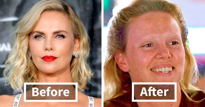 30 Before And After Shots That Show How Much Effort Is Put Into Hollywood Sfx Makeup Bored Panda Her role as aileen wuornos catapulted her acting career, and enabled audiences to take her seriously as an actress. hollywood sfx makeup bored panda